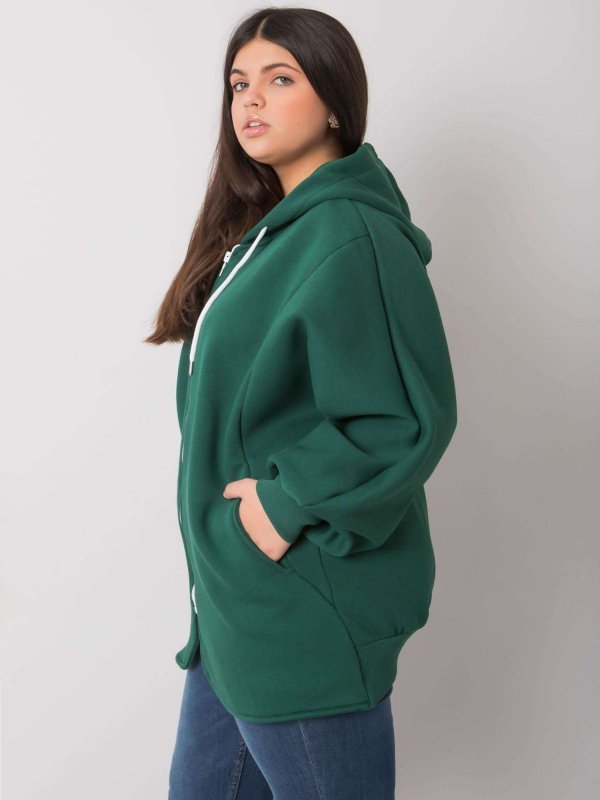 Bluza-RV-BL-7282.22P-ciemny zielony rozmiar - ONE SIZE