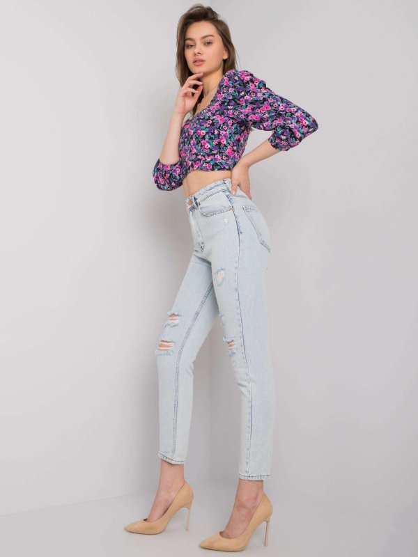 Spodnie jeans-MR-SP-901.05P-jasny niebieski rozmiar - 31