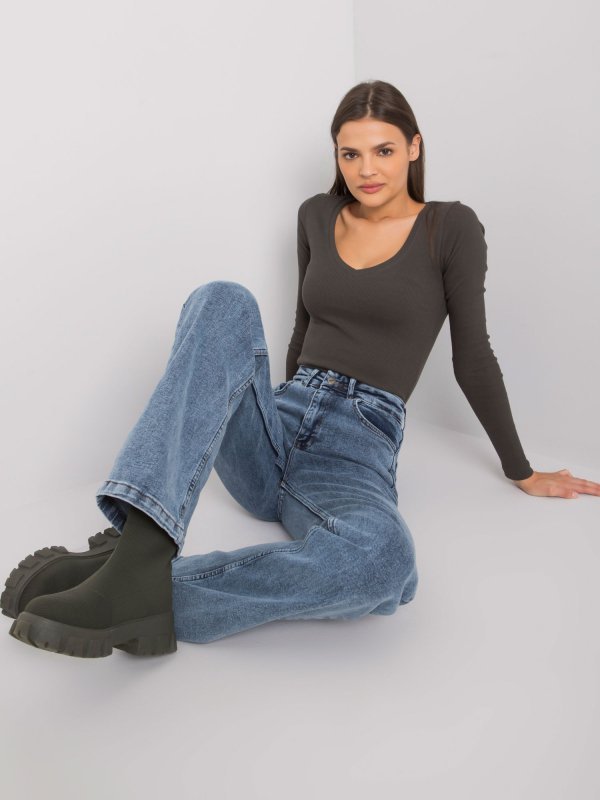 Spodnie jeans-MR-SP-351.72P-ciemny niebieski rozmiar - 25