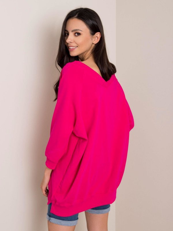 Bluza-RV-BL-5676.09-fuksjowy rozmiar - S/M