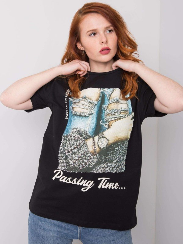 T-shirt-HB-TS-3047.33P-czarny rozmiar - L