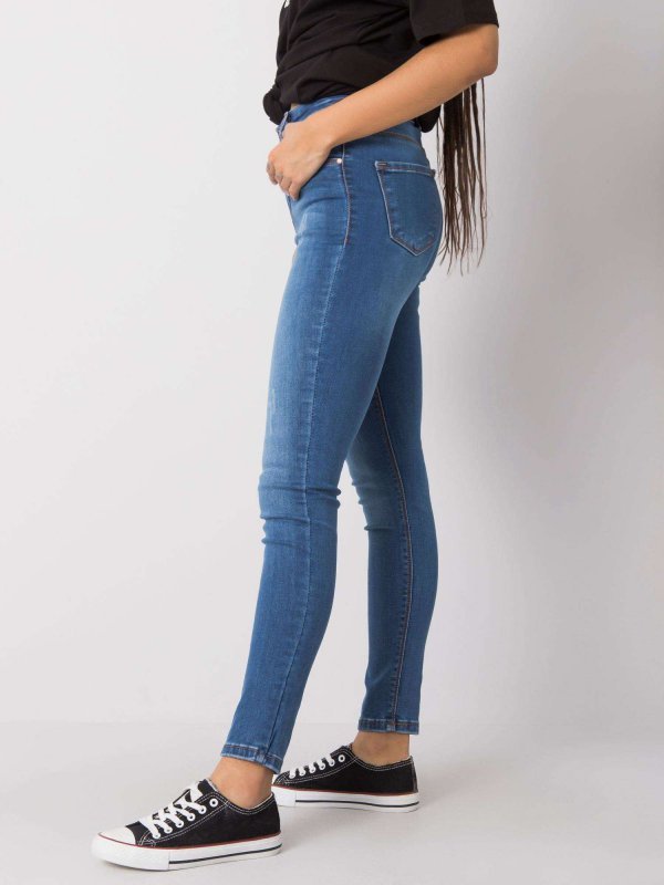 Spodnie jeans-319-SP-750.49-ciemny niebieski rozmiar - 26