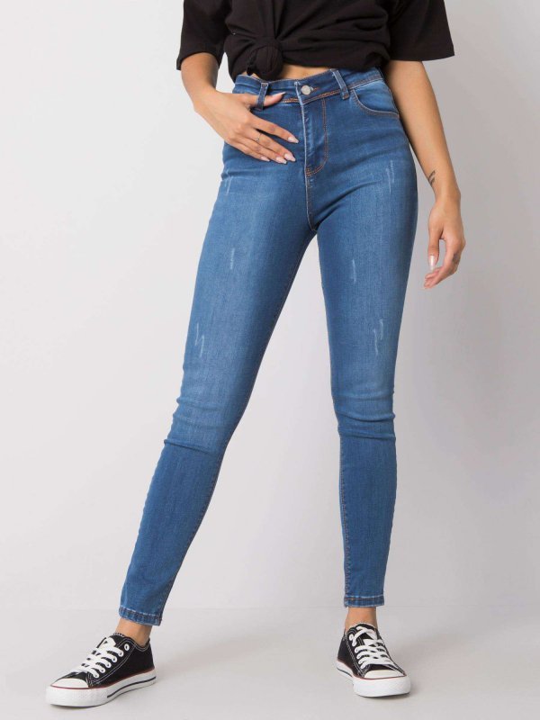 Spodnie jeans-319-SP-750.49-ciemny niebieski rozmiar - 27