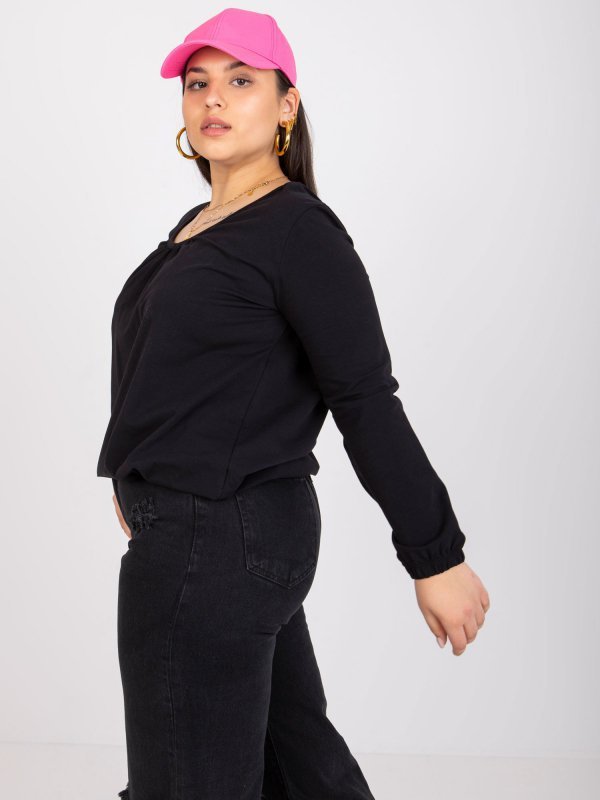 Bluzka-RV-BZ-6332.53P-czarny rozmiar - 3XL