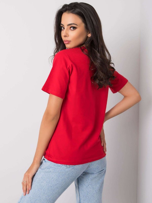 T-shirt-PM-TS-SS21TX20.85P-czerwony rozmiar - L