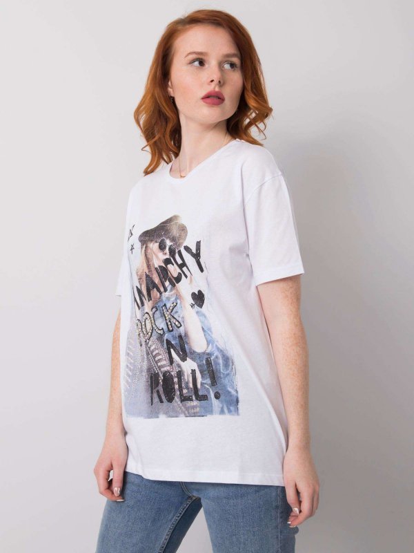T-shirt-HB-TS-3052.67P-biały rozmiar - S