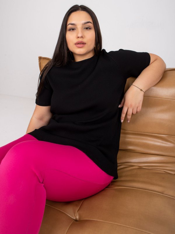 Bluzka-RV-BZ-6323.92-czarny rozmiar - 2XL