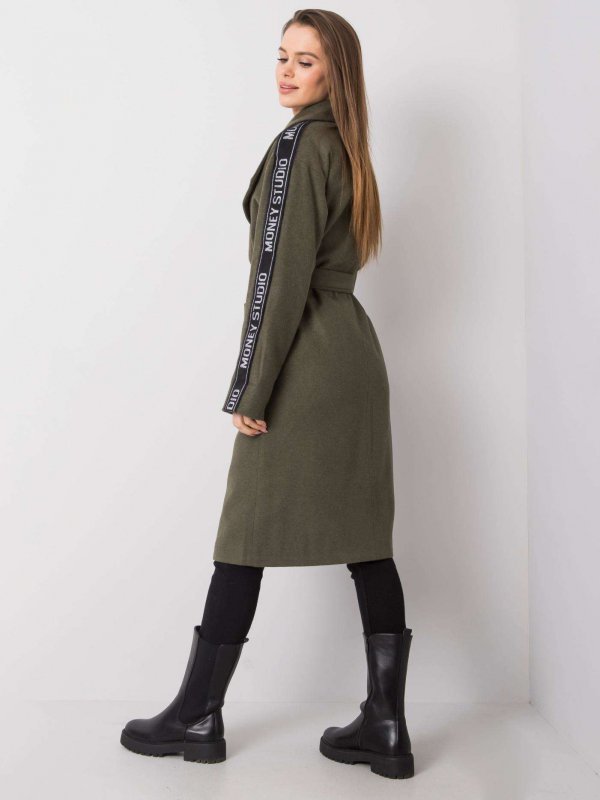 Płaszcz-LK-PL-508316.95P-khaki rozmiar - 42