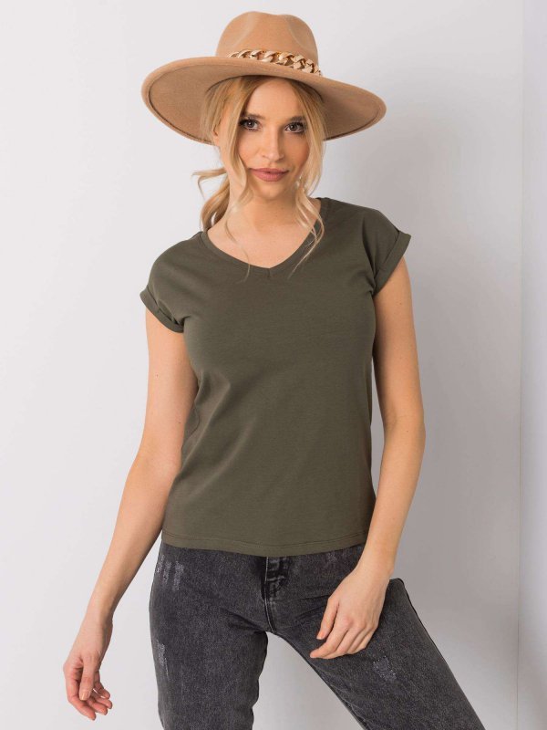 T-shirt-RV-TS-6108.04-khaki rozmiar - XL
