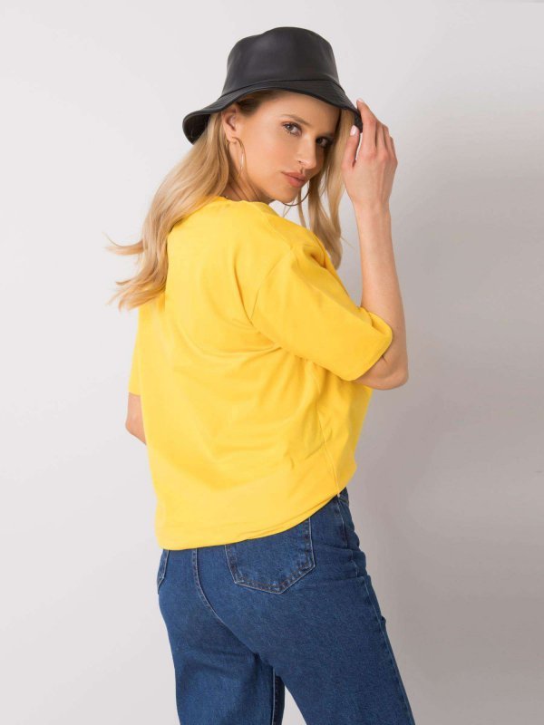 T-shirt-DS-TS-1114.10P-żółty rozmiar - L