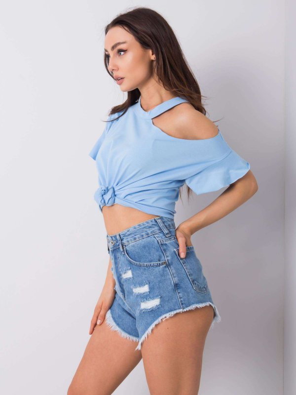Bluzka-FA-BZ-6946.93P-niebieski rozmiar - ONE SIZE