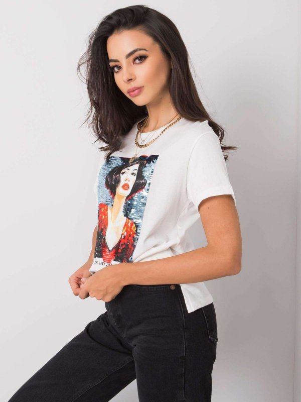 T-shirt-PM-TS-SS21TX04.31-biały rozmiar - S