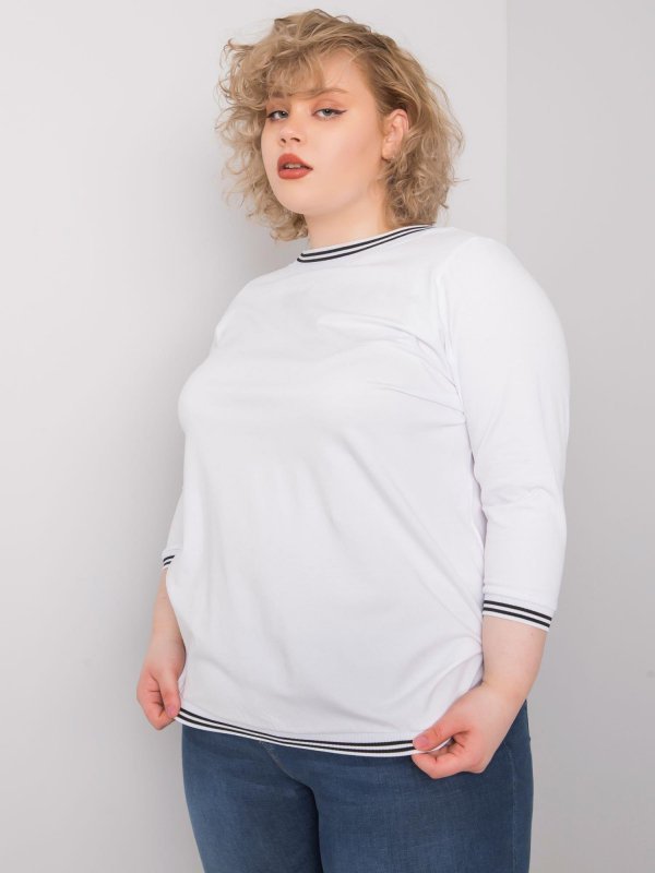 Bluzka-RV-BZ-6640.86-biały rozmiar - 2XL