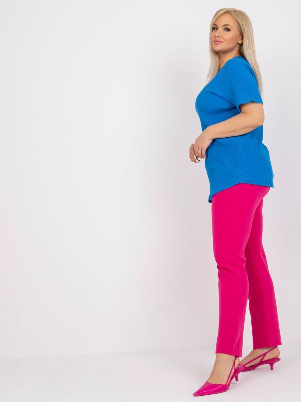 Bluzka-RV-BZ-6323.92-ciemny niebieski rozmiar - XL