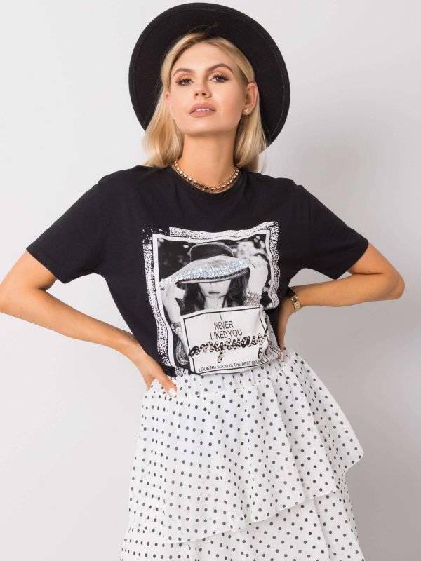 T-shirt-HB-TS-3029.14P-czarny rozmiar - S