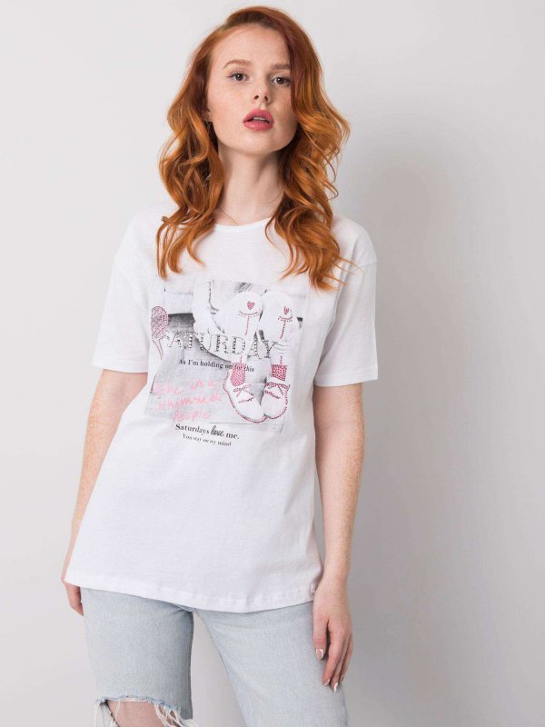 T-shirt-HB-TS-3048.31P-biały rozmiar - L