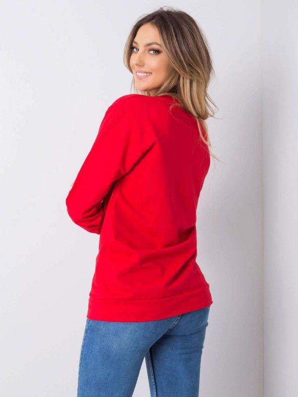 Bluzka-DHJ-BZ-12779.43P-czerwony rozmiar - ONE SIZE