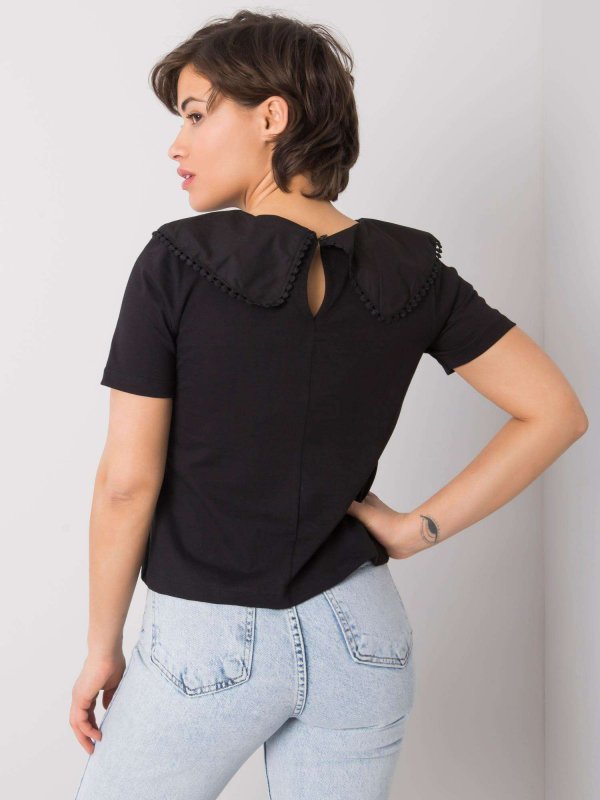 T-shirt-157-TS-6475.91-czarny rozmiar - S
