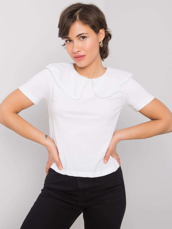 T-shirt-157-TS-6475.92-biały rozmiar - S