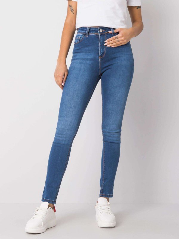 Spodnie jeans-319-SP-743.44-ciemny niebieski rozmiar - 26