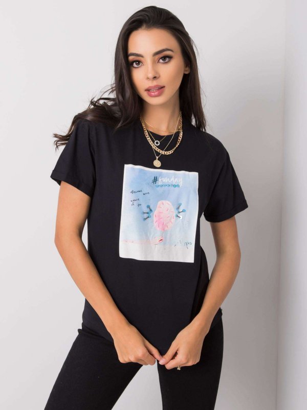 T-shirt-PM-TS-SS21CA59.01P-czarny rozmiar - M