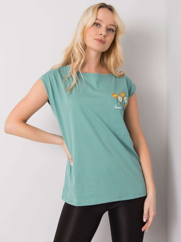 Bluzka-FA-BZ-7157.19-pistacjowy rozmiar - ONE SIZE