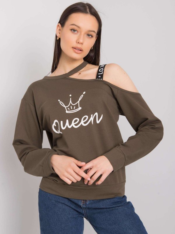 Bluzka-FA-BZ-6425.43P-khaki rozmiar - S/M