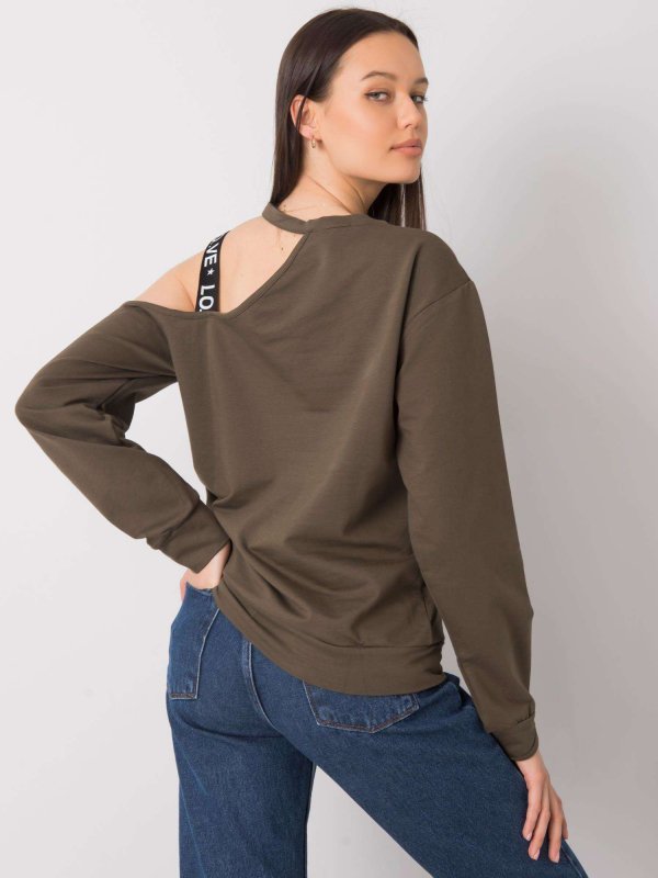 Bluzka-FA-BZ-6425.43P-khaki rozmiar - S/M