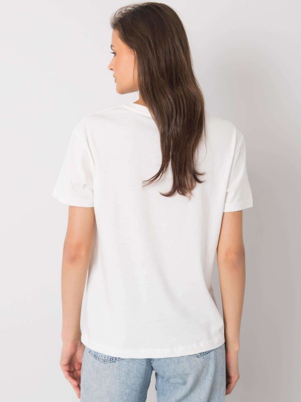 T-shirt-PM-TS-SS21CA82.16-ecru rozmiar - S