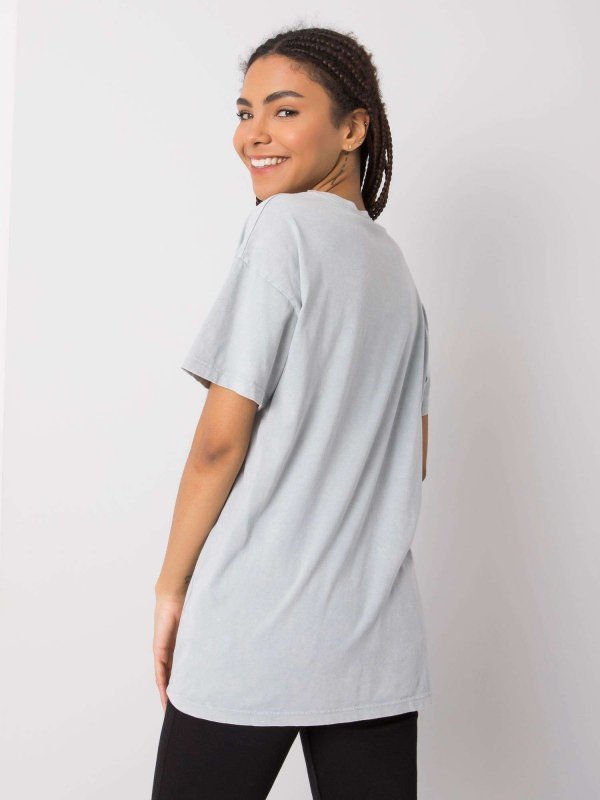 T-shirt-157-TS-6449.50P-szary rozmiar - M