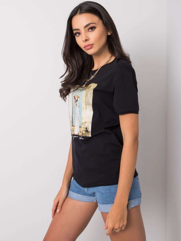 T-shirt-PM-TS-SS21CA46.04-czarny rozmiar - S