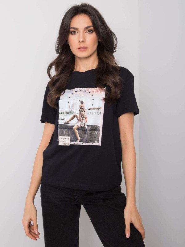T-shirt-PM-TS-SS21TX41.20-czarny rozmiar - S