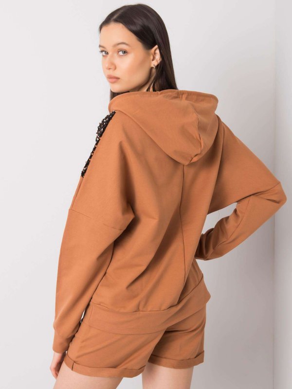 Komplet-FA-KMPL-6392.36P-camelowy rozmiar - S/M