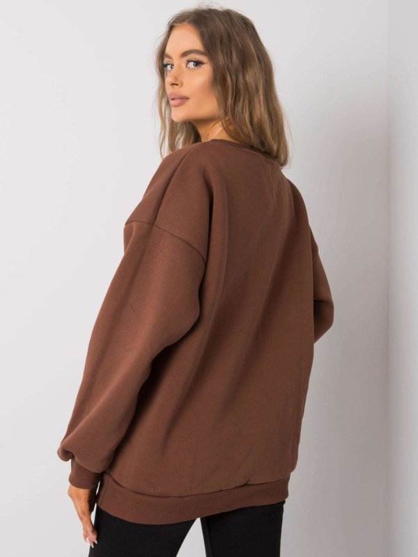 Bluza-EM-BL-617-1.34X-brązowy rozmiar - S/M