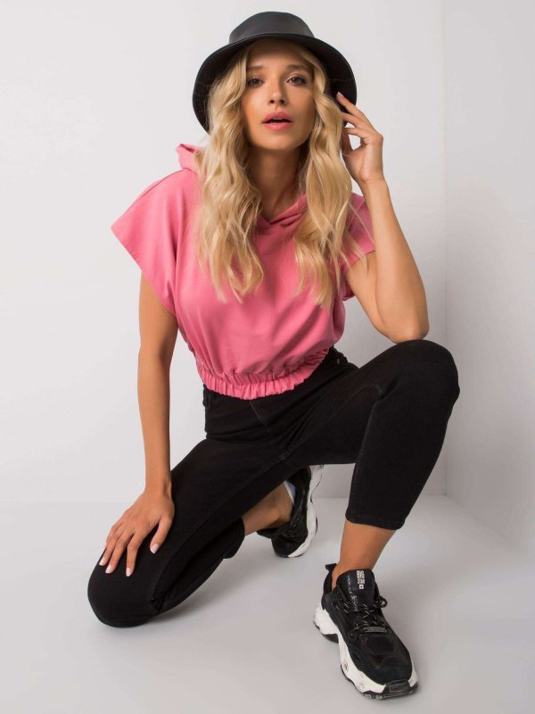 Bluza-FA-BL-7227.86P-różowy rozmiar - ONE SIZE