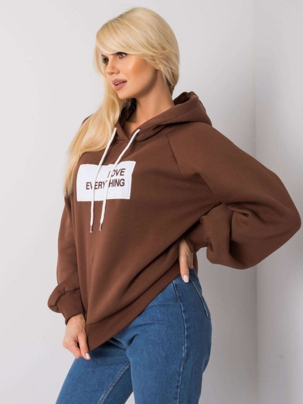 Bluza-EM-BL-651/2.41X-ciemny brązowy rozmiar - L/XL