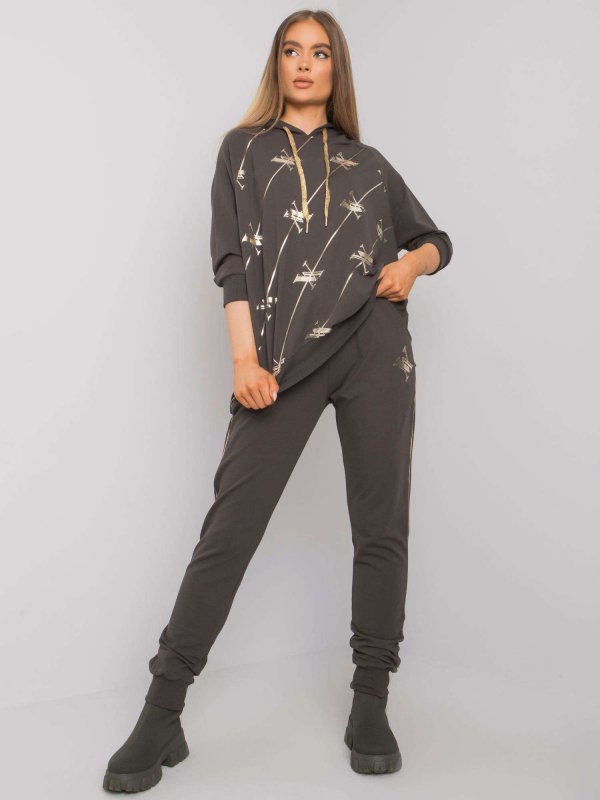 Komplet-RV-KMPL-6871.37-ciemny khaki rozmiar - S/M