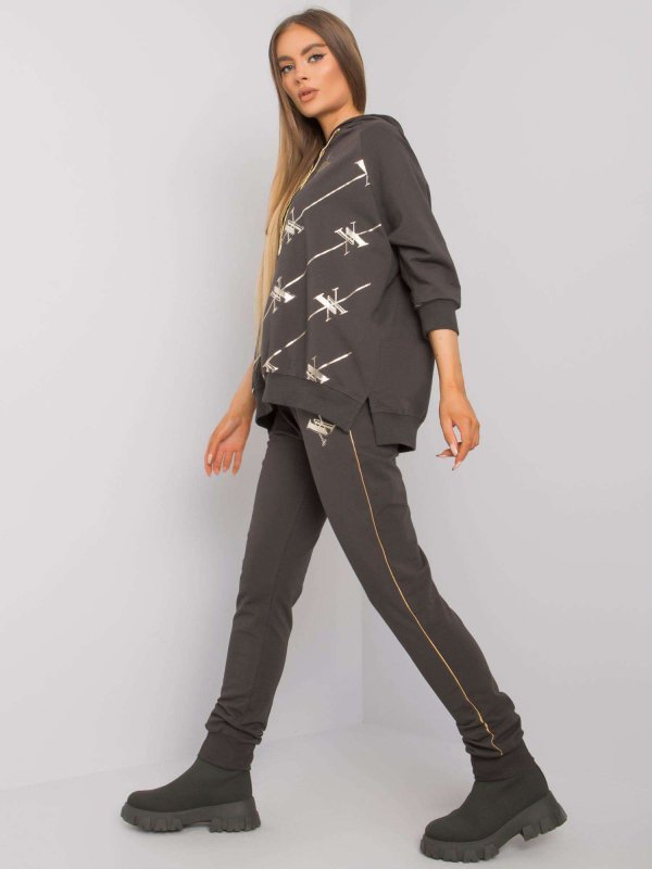 Komplet-RV-KMPL-6871.37-ciemny khaki rozmiar - S/M