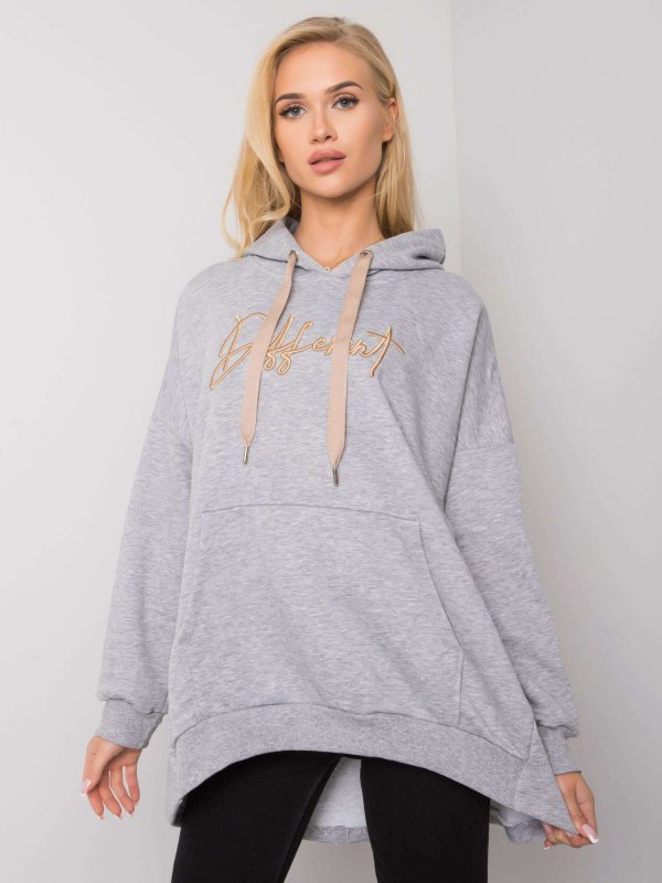 Bluza-RV-BL-7096.37P-szary rozmiar - ONE SIZE