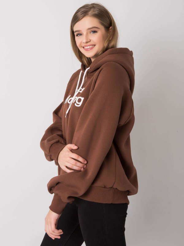 Bluza-EM-BL-651/1.21X-ciemny brązowy rozmiar - L/XL