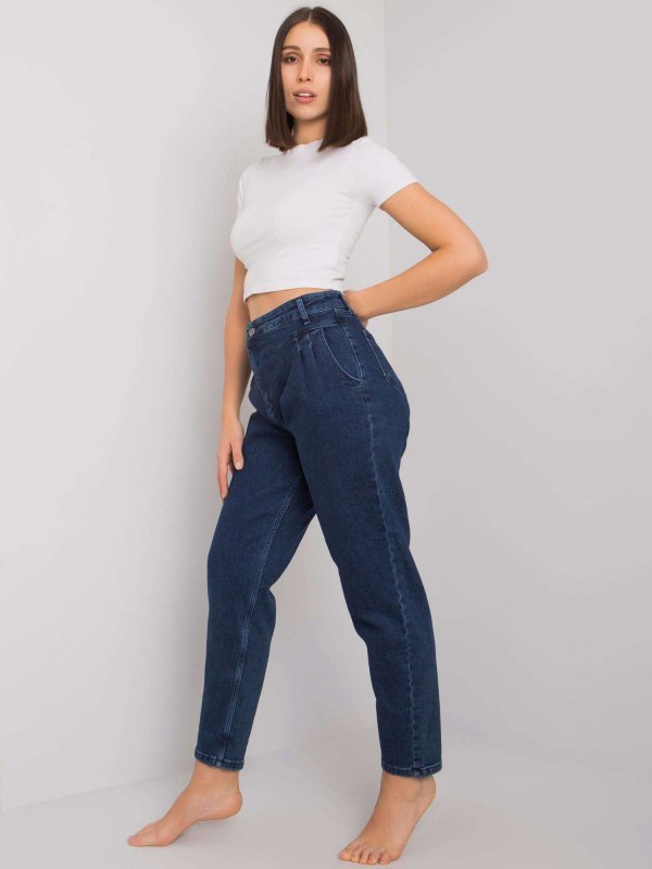 Spodnie jeans-MR-SP-263.65P-ciemny niebieski rozmiar - 29