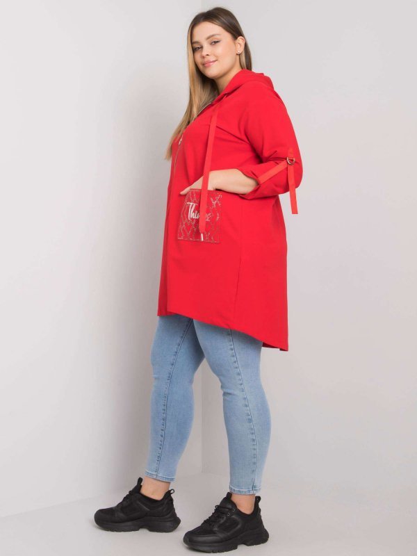 Bluza-RV-BL-6795.84-czerwony rozmiar - ONE SIZE