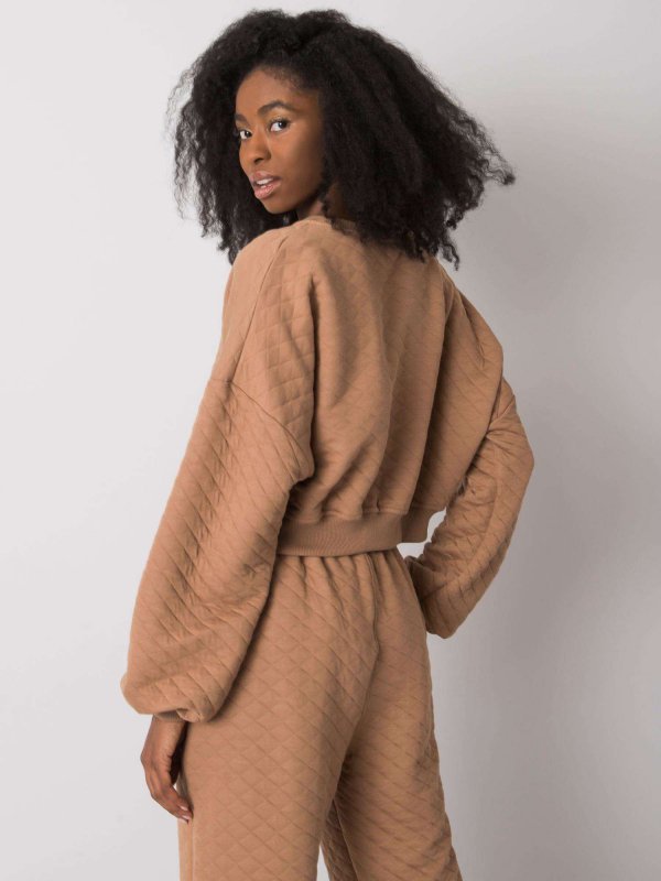 Bluza-RV-BL-7450.64-camelowy rozmiar - S/M