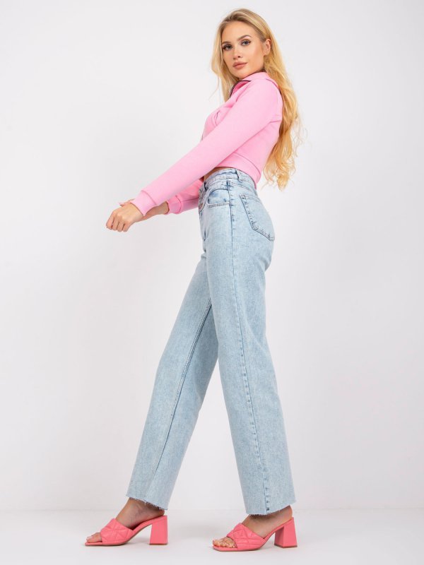 Spodnie jeans-MR-SP-358.58P-jasny niebieski rozmiar - 25