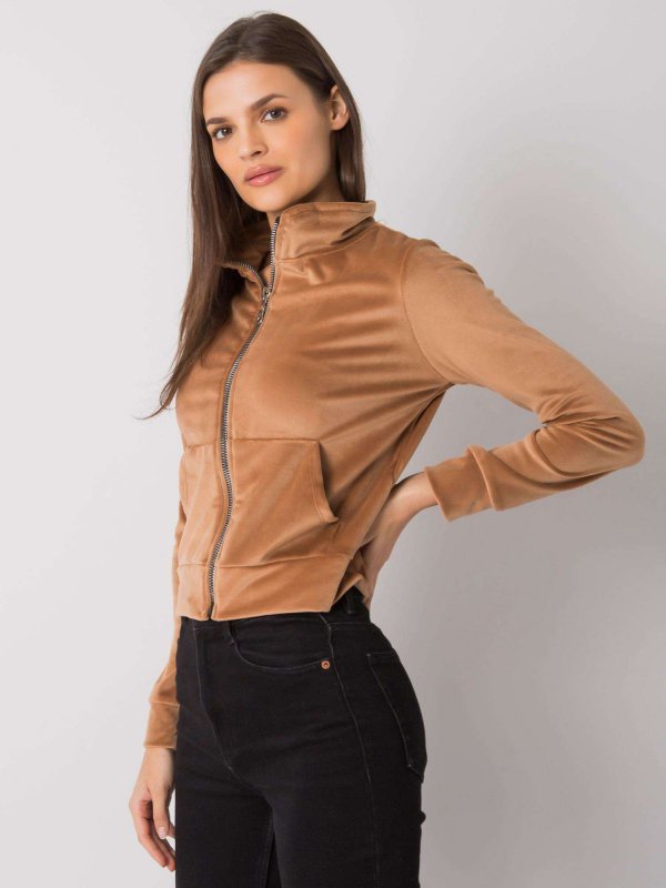 Bluza-RV-BL-7303.98P-camelowy rozmiar - L/XL