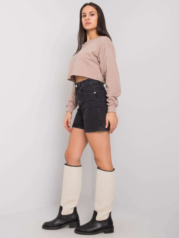 Bluzka-RV-BZ-7309.54-ciemny bezowy rozmiar - L/XL