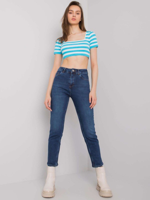 Spodnie jeans-MR-SP-5326.41-ciemny niebieski rozmiar - 36