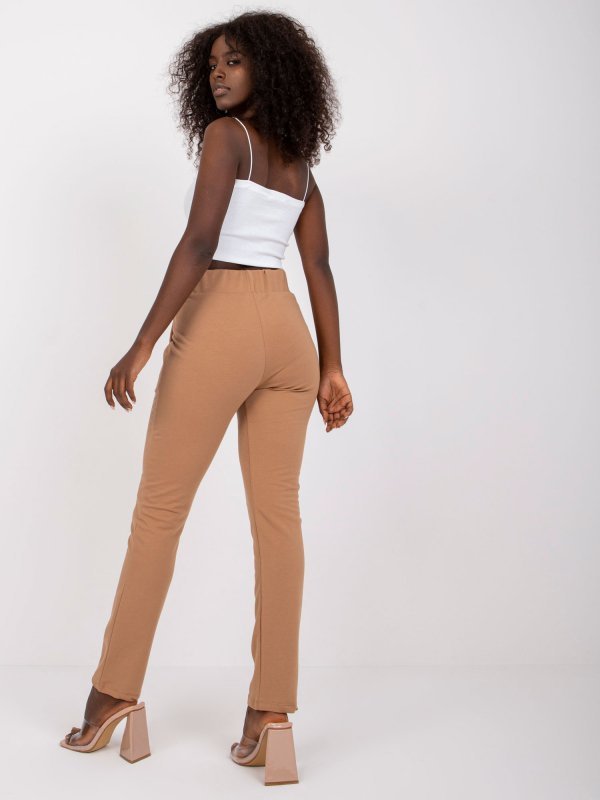 Spodnie dresowe-RV-DR-7459.01X-camelowy rozmiar - S