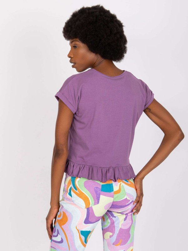 T-shirt-TW-TS-1053.21X-fioletowy rozmiar - XL
