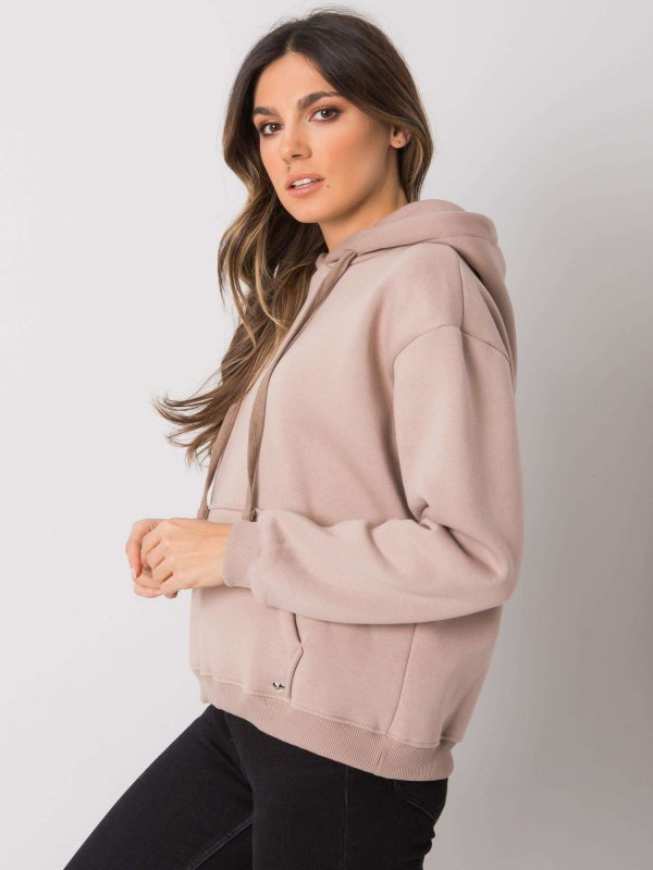 Bluza-RV-BL-7306.41-ciemny bezowy rozmiar - S/M